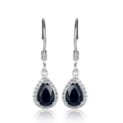 Ruby, Amethyst, Topaz & Zultanite Drop Earrings