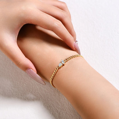 Marquise & Pear Cut 0.9CTW Moissanite Bracelet