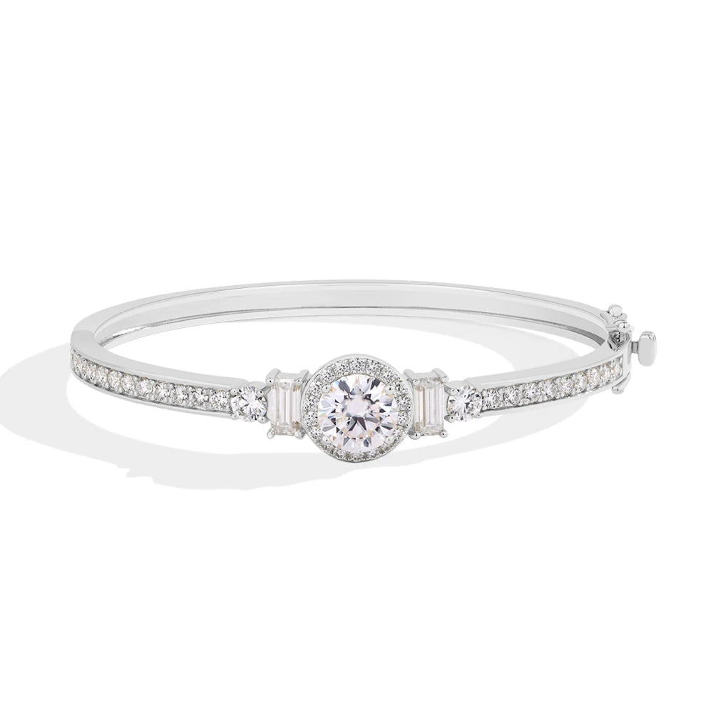 S925 Silver Moissanite Tennis Bracelet