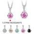 1.0 pink moissanite