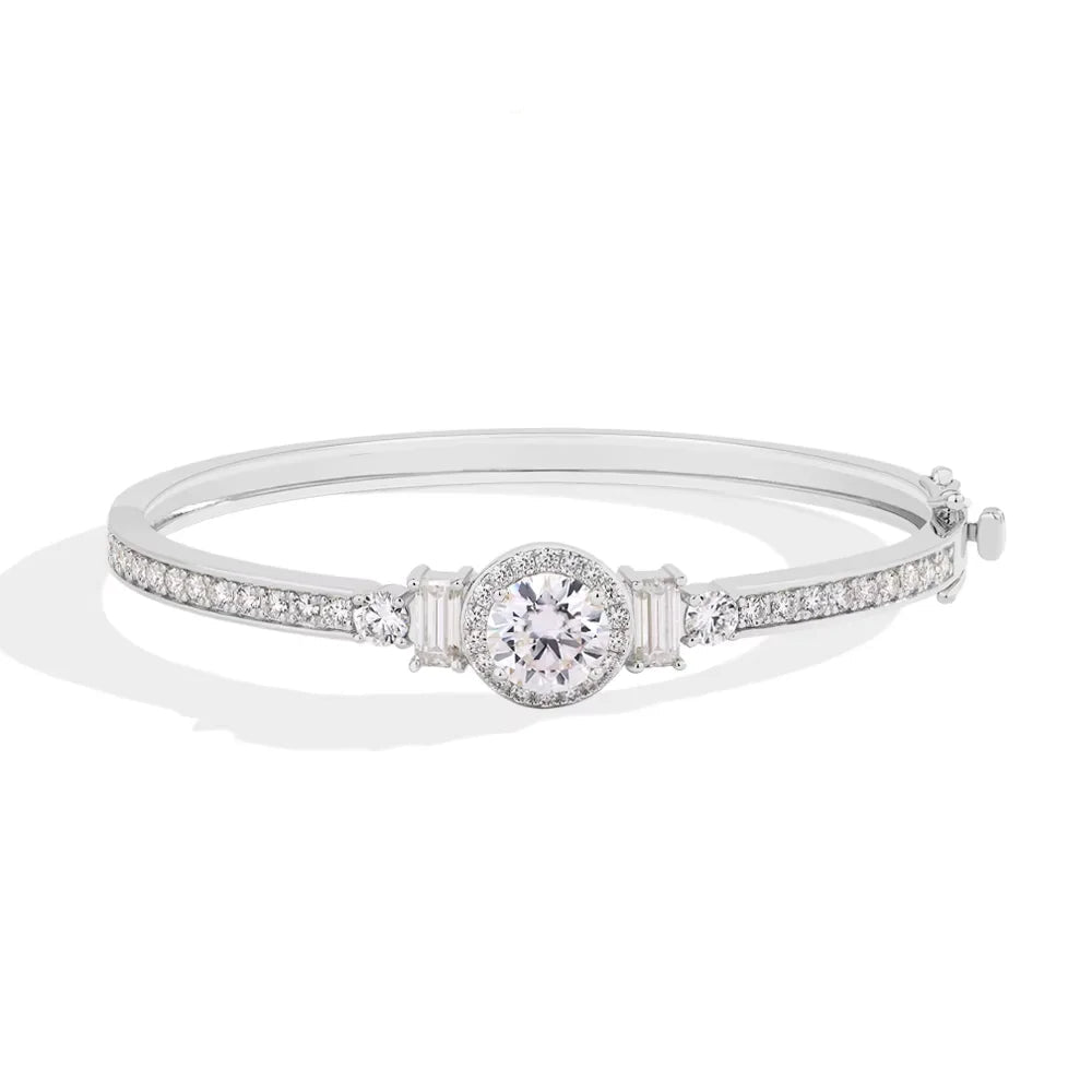 S925 Silver Moissanite Tennis Bracelet