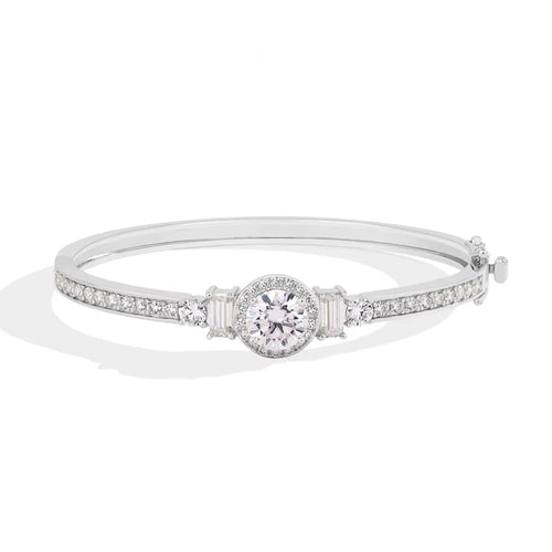 S925 Silver Moissanite Tennis Bracelet