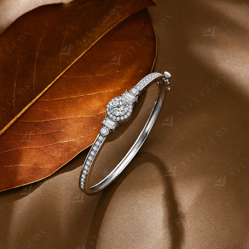 S925 Silver Moissanite Tennis Bracelet