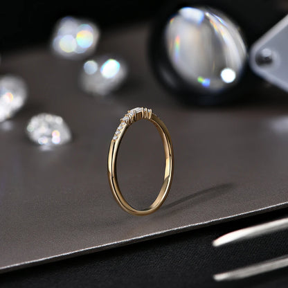 Excellent Cut D-Color Moissanite Ring