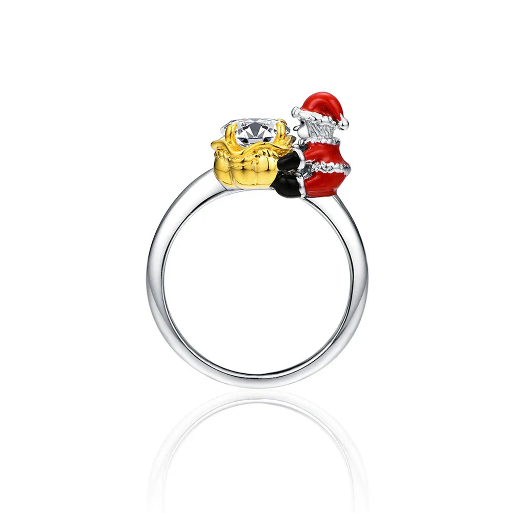 Sterling Silver Moissanite Ring