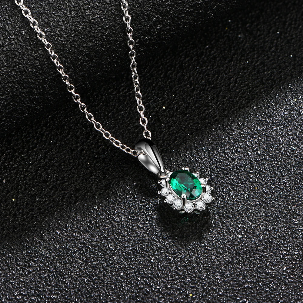 Vintage Sterling Silver Pendant Necklace