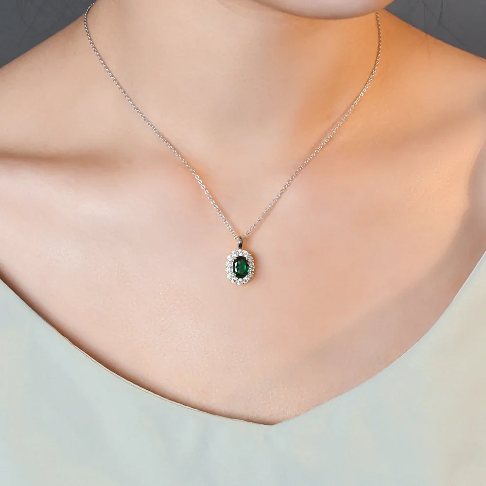 Vintage Sterling Silver Pendant Necklace