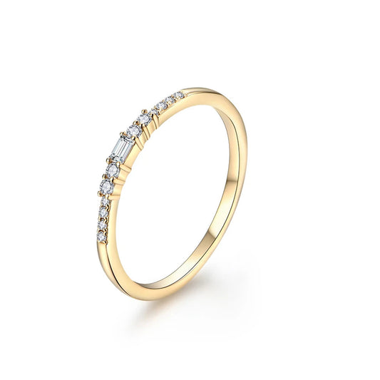 Excellent Cut D-Color Moissanite Ring