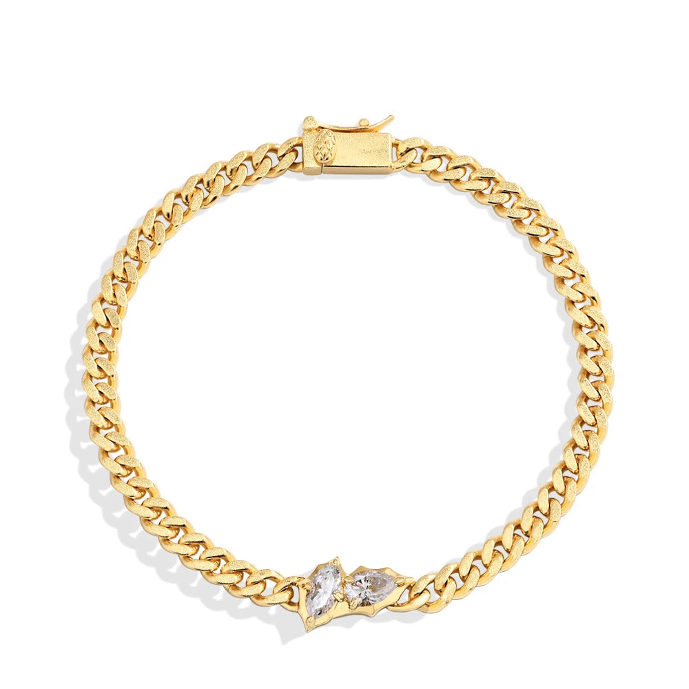 Marquise & Pear Cut 0.9CTW Moissanite Bracelet