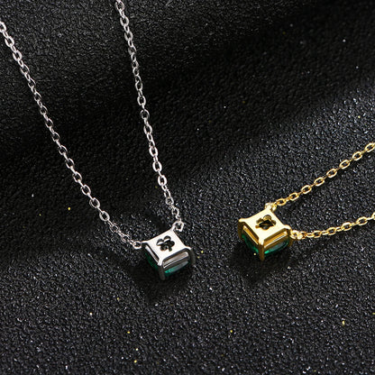 Vintage Sterling Silver Pendant Necklace