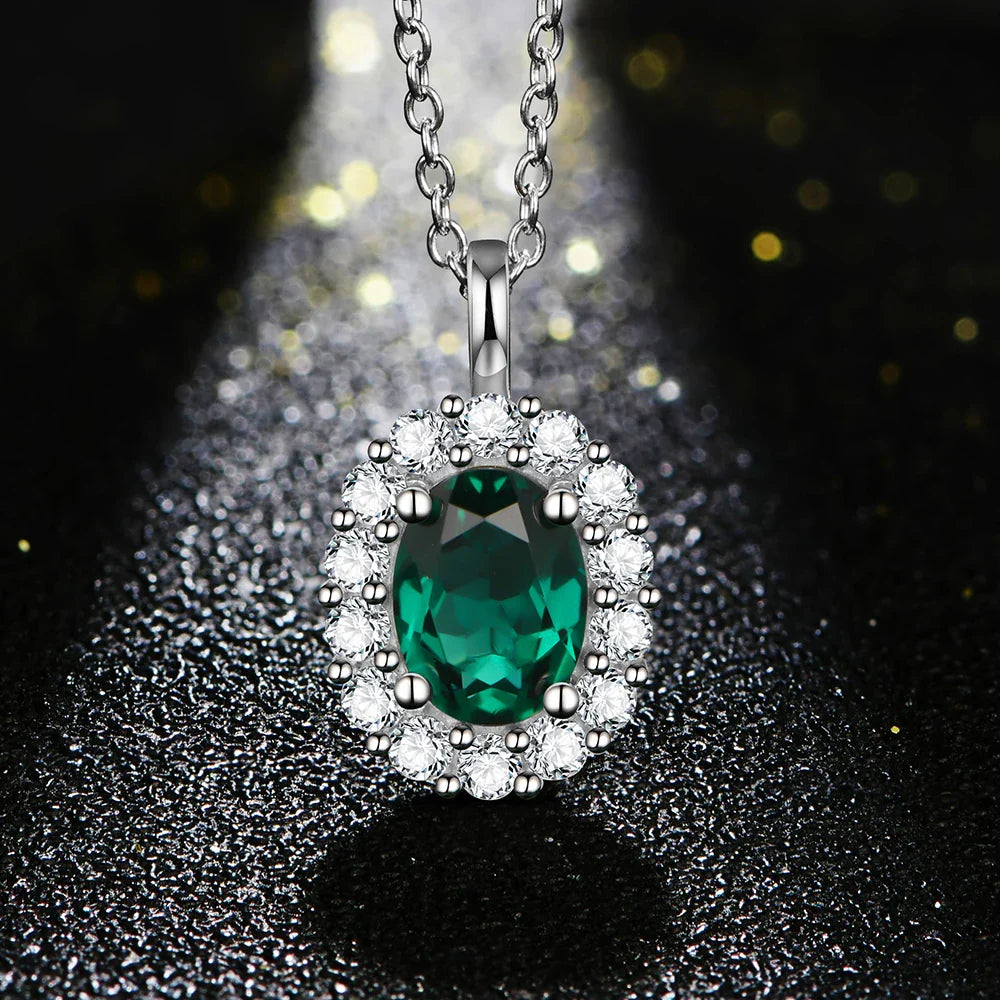Vintage Sterling Silver Pendant Necklace