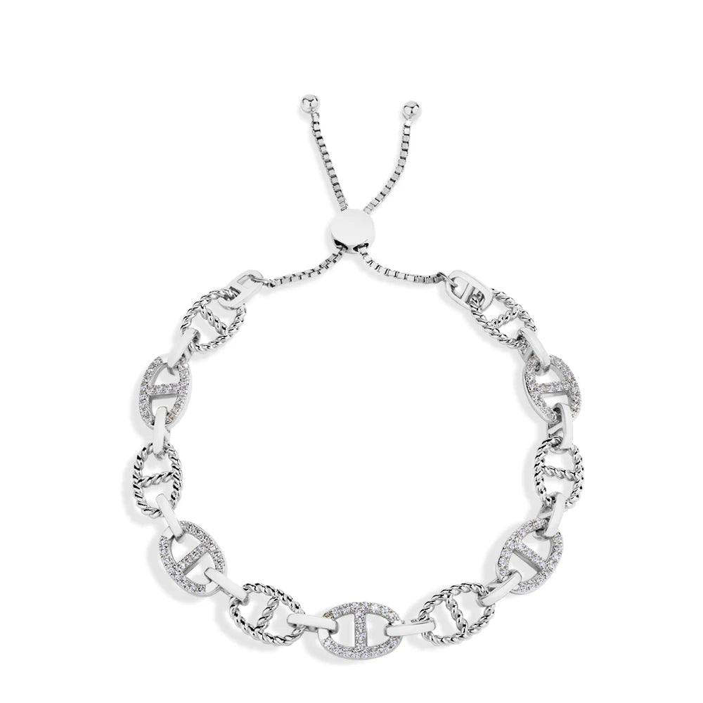 D VVS1 Color Moissanite Diamond Bracelet