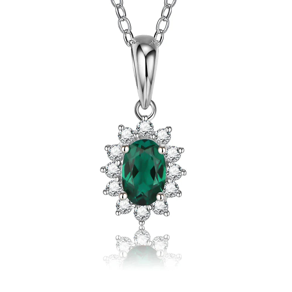 Vintage Sterling Silver Pendant Necklace