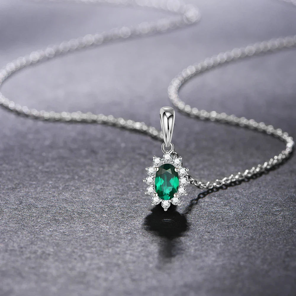 Vintage Sterling Silver Pendant Necklace