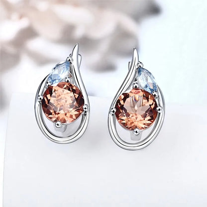 Sterling Silver Zultanite Earrings