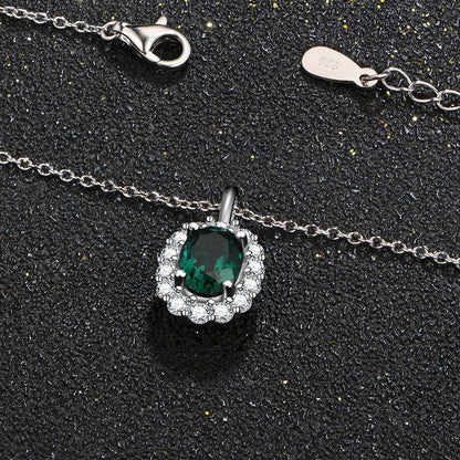Vintage Sterling Silver Pendant Necklace
