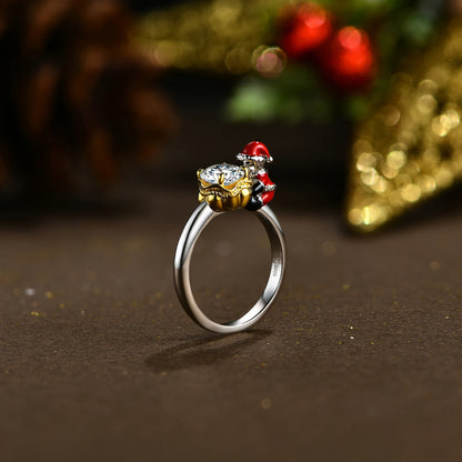 D VVS1 Color Luxury Moissanite Ring