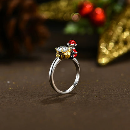 Sterling Silver Moissanite Ring