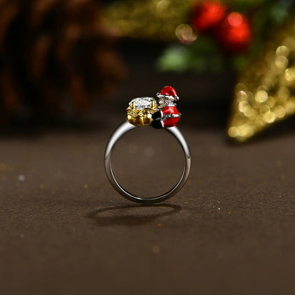Sterling Silver Moissanite Ring