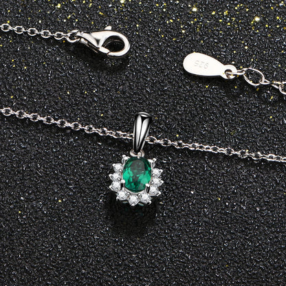 Vintage Sterling Silver Pendant Necklace
