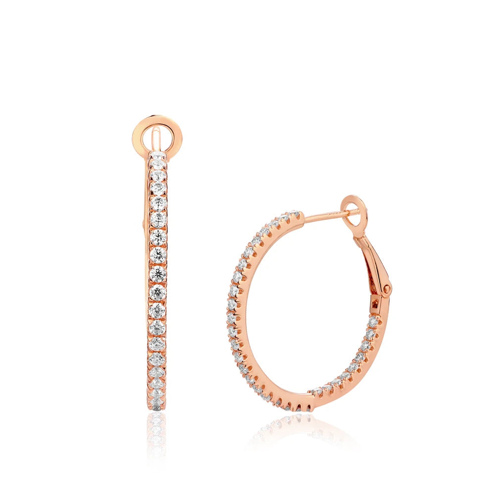 1.5mm D-Color Moissanite Hoop Earrings