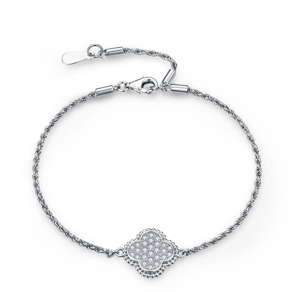 Luxury Bezel Moissanite Bracelet
