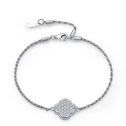 Luxury Bezel Moissanite Bracelet
