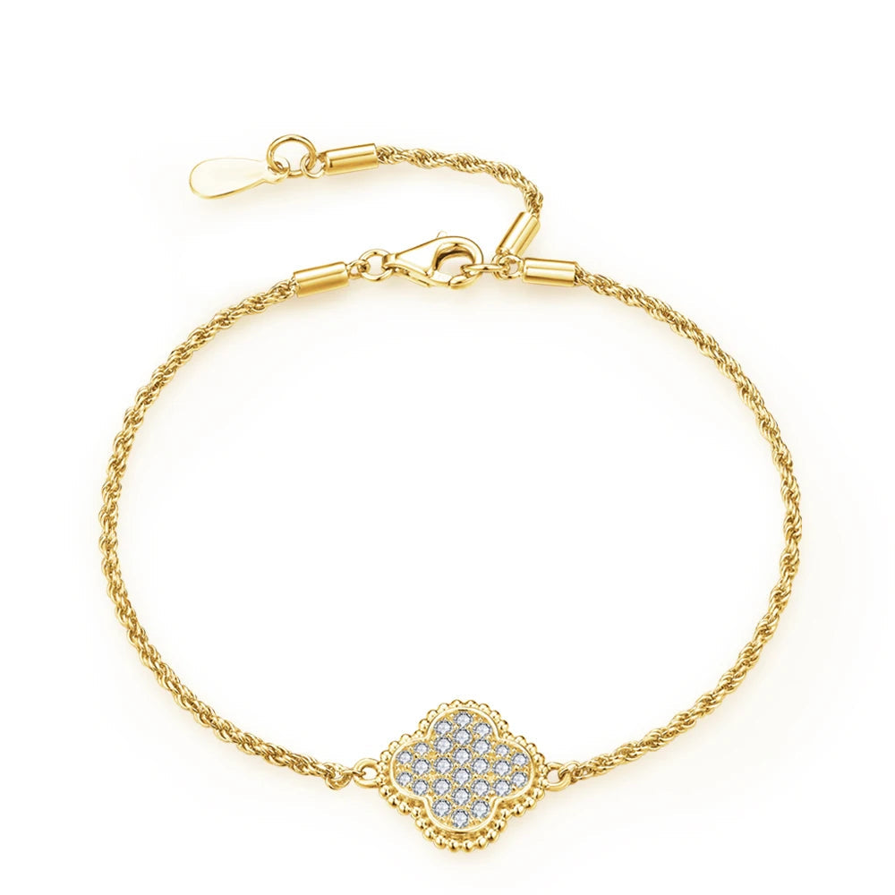 Luxury Bezel Moissanite Bracelet