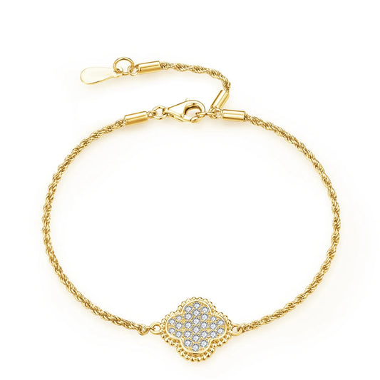 Luxury Bezel Moissanite Bracelet