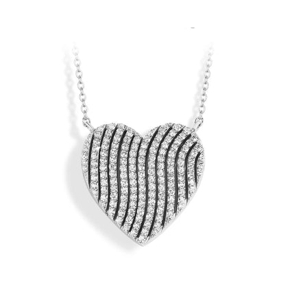 Luxury Heart-Shaped Moissanite Necklace